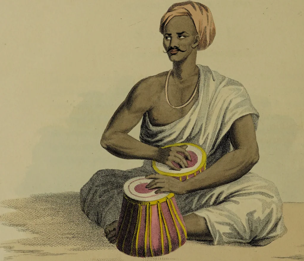 An illustration from The costume of Indostan, elucidated by sixty coloured engravings; with descriptions in English and French, taken in the years 1798 and 1799 / By Balt. Solvyns., 1804, leaf 224