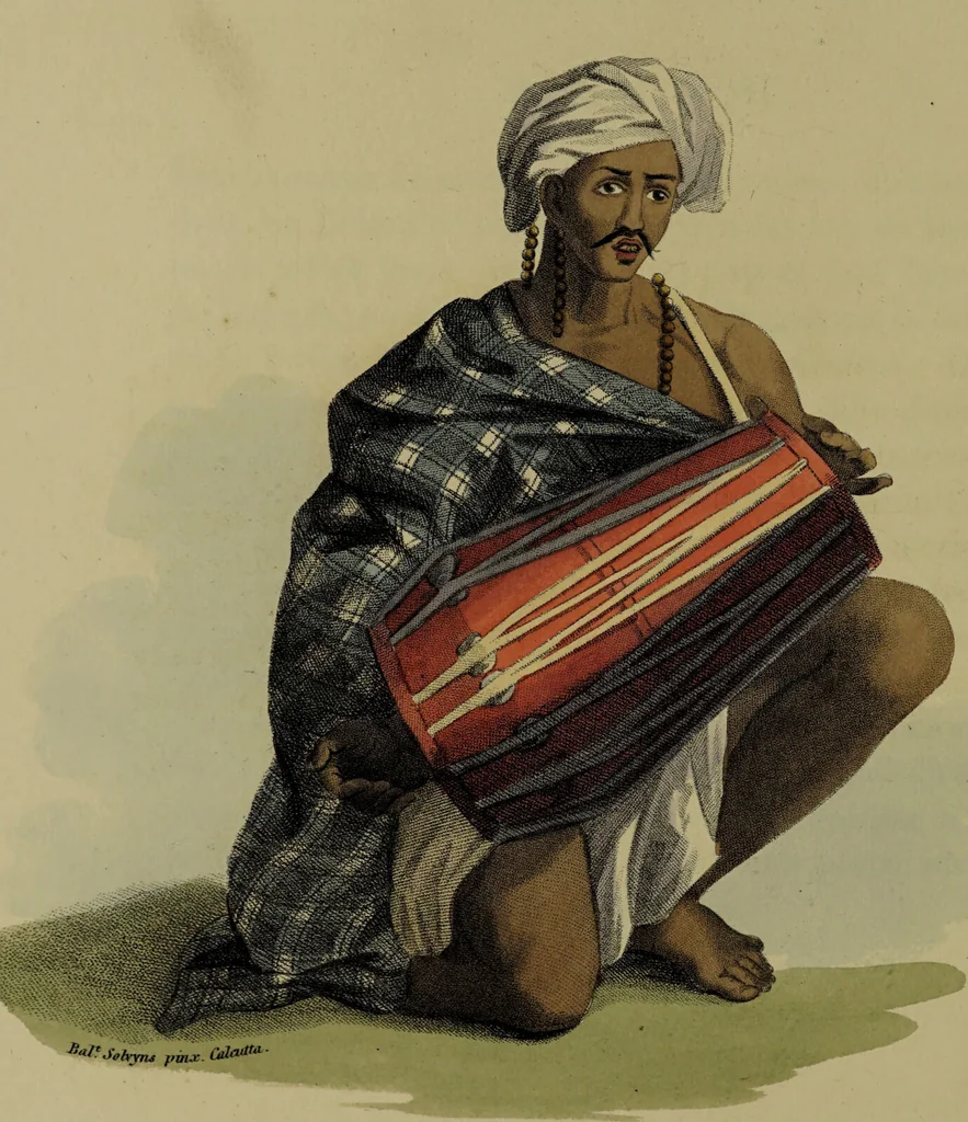 An illustration from The costume of Indostan, elucidated by sixty coloured engravings; with descriptions in English and French, taken in the years 1798 and 1799 / By Balt. Solvyns., 1804, leaf 246