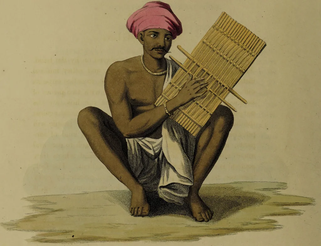An illustration from The costume of Indostan, elucidated by sixty coloured engravings; with descriptions in English and French, taken in the years 1798 and 1799 / By Balt. Solvyns., 1804, leaf 254