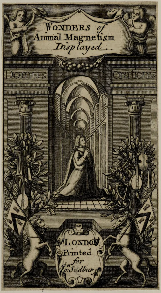 An illustration from Magnetism and mesmerism. Matters relating thereto / Collected by Giles Deere [?]., 1840, leaf 7