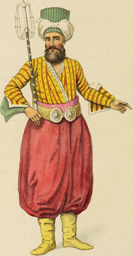 An illustration from The costume of Turkey / illustrated by a series of engravings; with descriptions in English and French., 1802, leaf 156