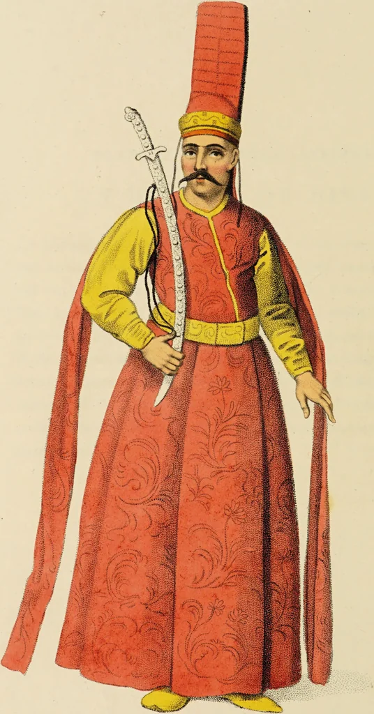 An illustration from The costume of Turkey / illustrated by a series of engravings; with descriptions in English and French., 1802, leaf 192