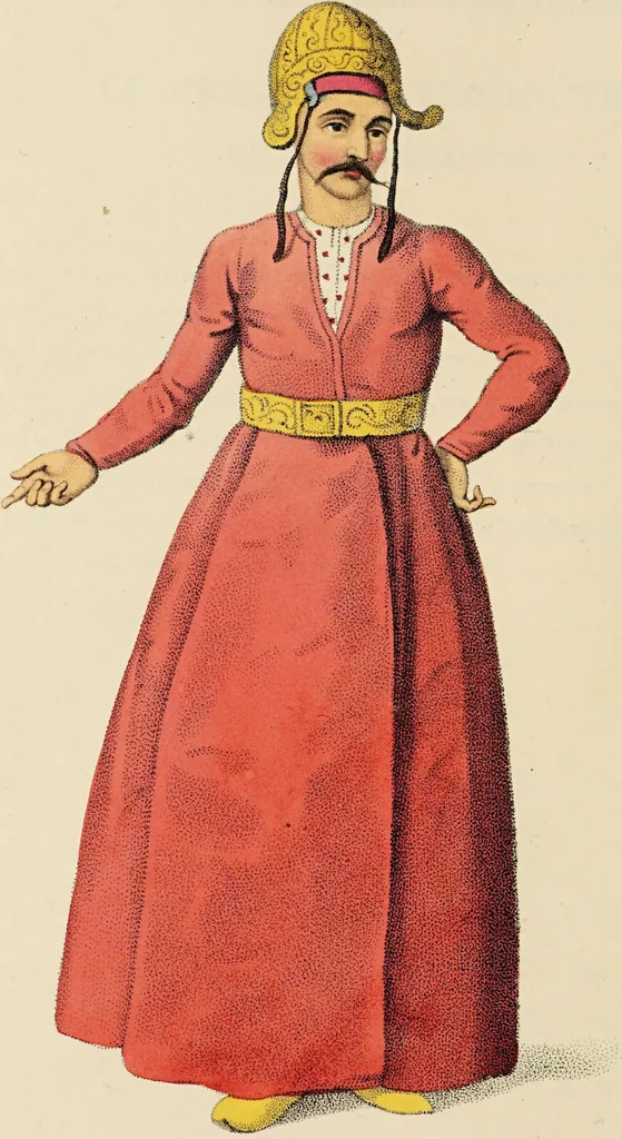 An illustration from The costume of Turkey / illustrated by a series of engravings; with descriptions in English and French., 1802, leaf 212