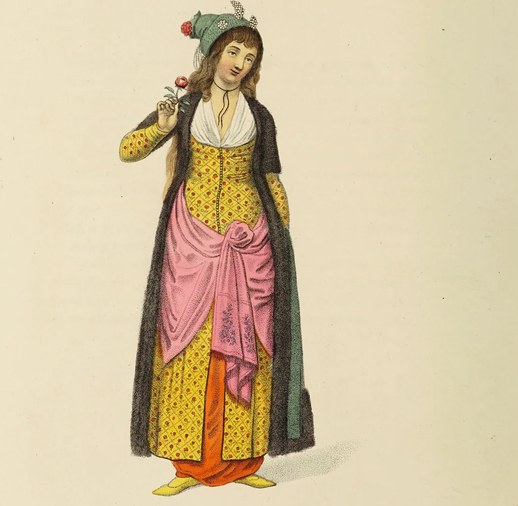 An illustration from The costume of Turkey / illustrated by a series of engravings; with descriptions in English and French., 1802, leaf 252
