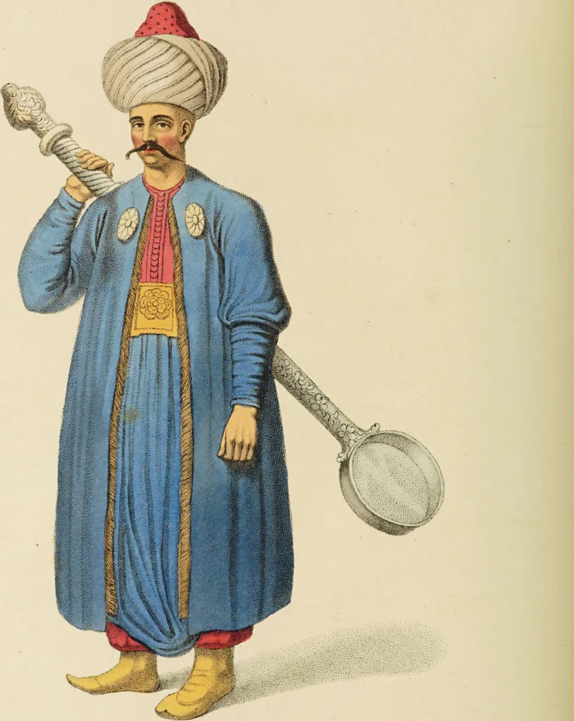 An illustration from The costume of Turkey / illustrated by a series of engravings; with descriptions in English and French., 1802, leaf 32