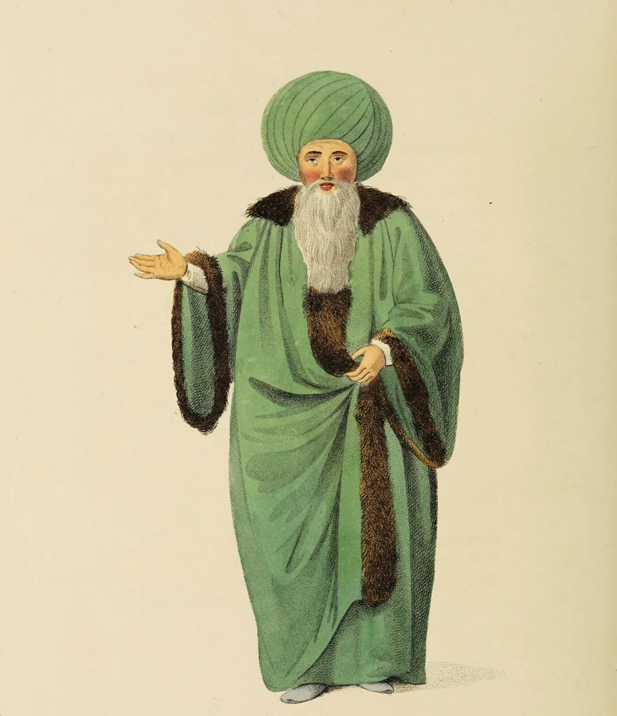 An illustration from The costume of Turkey / illustrated by a series of engravings; with descriptions in English and French., 1802, leaf 36