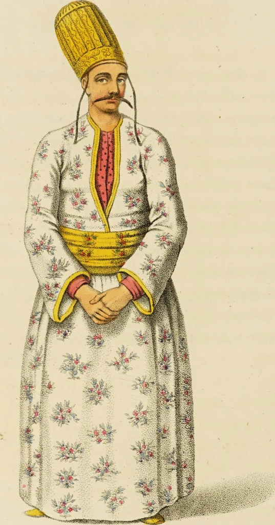 An illustration from The costume of Turkey / illustrated by a series of engravings; with descriptions in English and French., 1802, leaf 52