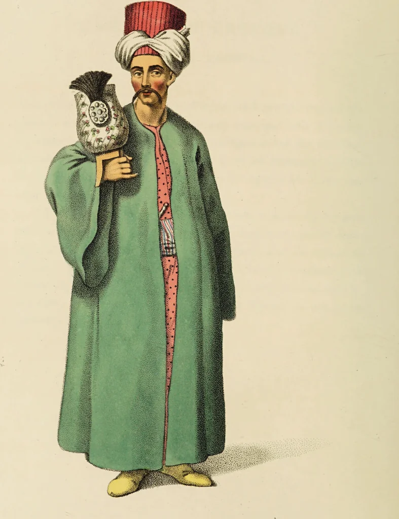 An illustration from The costume of Turkey / illustrated by a series of engravings; with descriptions in English and French., 1802, leaf 68