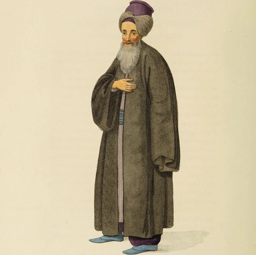 An illustration from The costume of Turkey / illustrated by a series of engravings; with descriptions in English and French., 1802, leaf 72