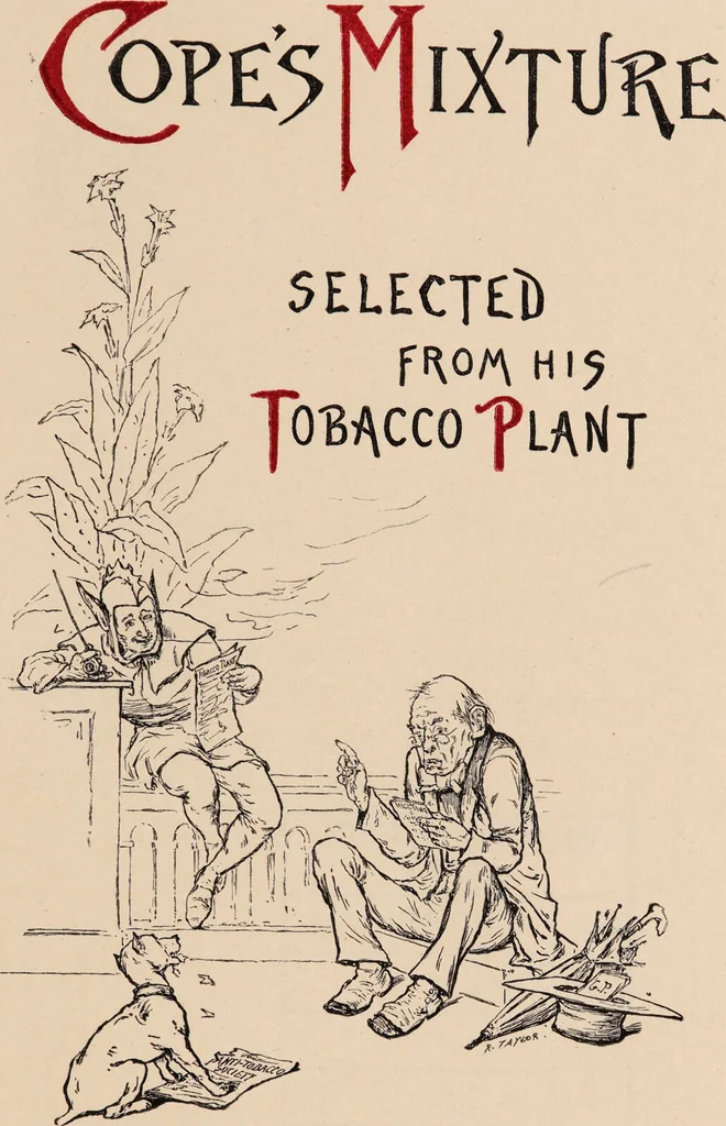 An illustration from Cope's mixture : selected from his Tobacco Plant., 1893, leaf 11