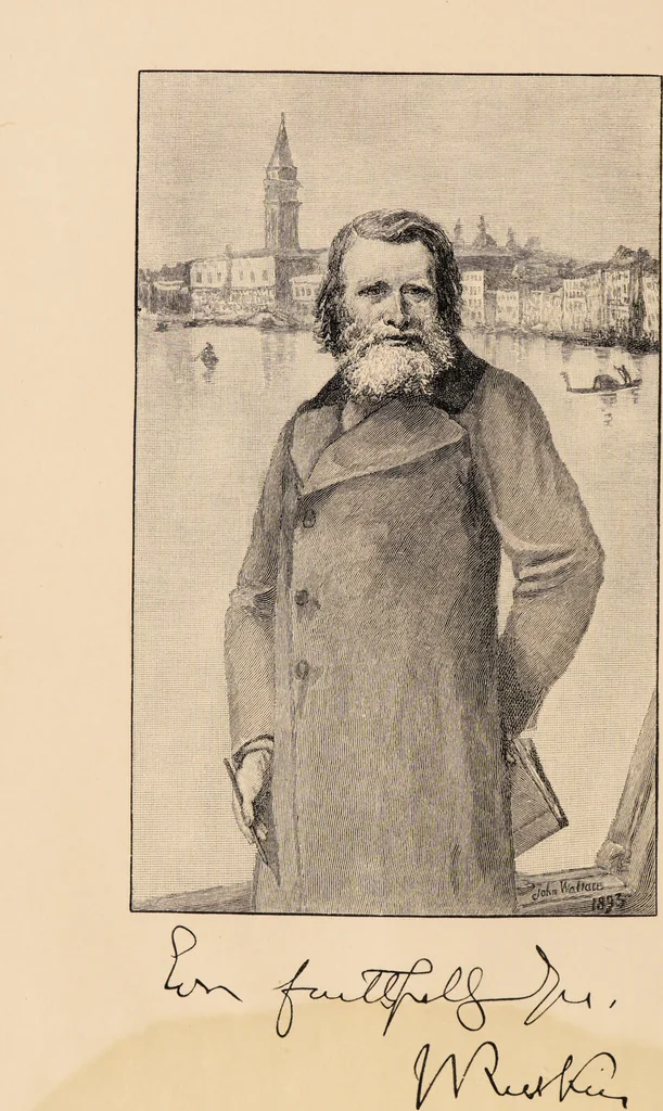 An illustration from John Ruskin : on himself and things in general., 1893, leaf 10