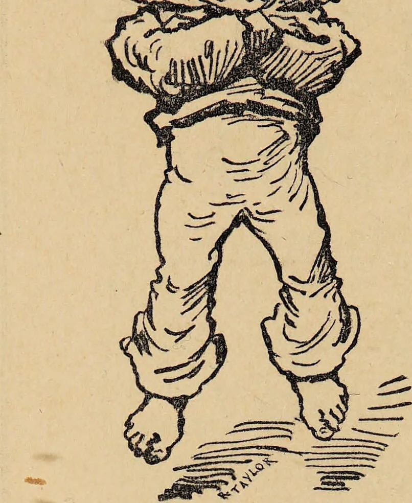 An illustration from Charles Lamb, in pipefuls / selected and arranged by Walter Lewin., 1890, leaf 74