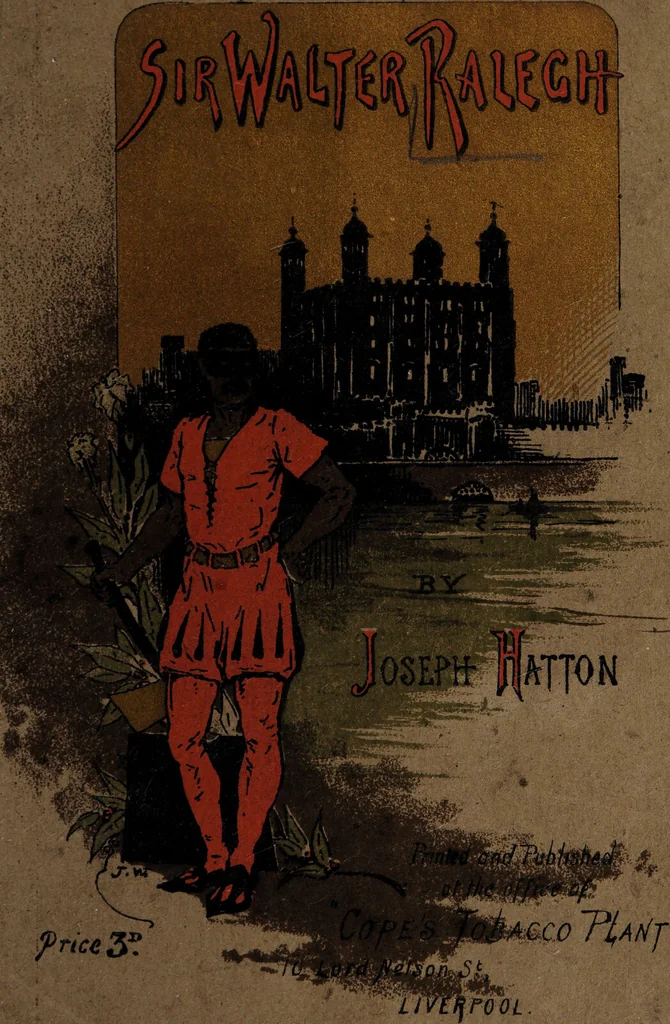 An illustration from The story of Sir Walter Ralegh : and A day in a tobacco factory / by Joseph Hatton ; illustrated by John Wallace., 1893, leaf 1