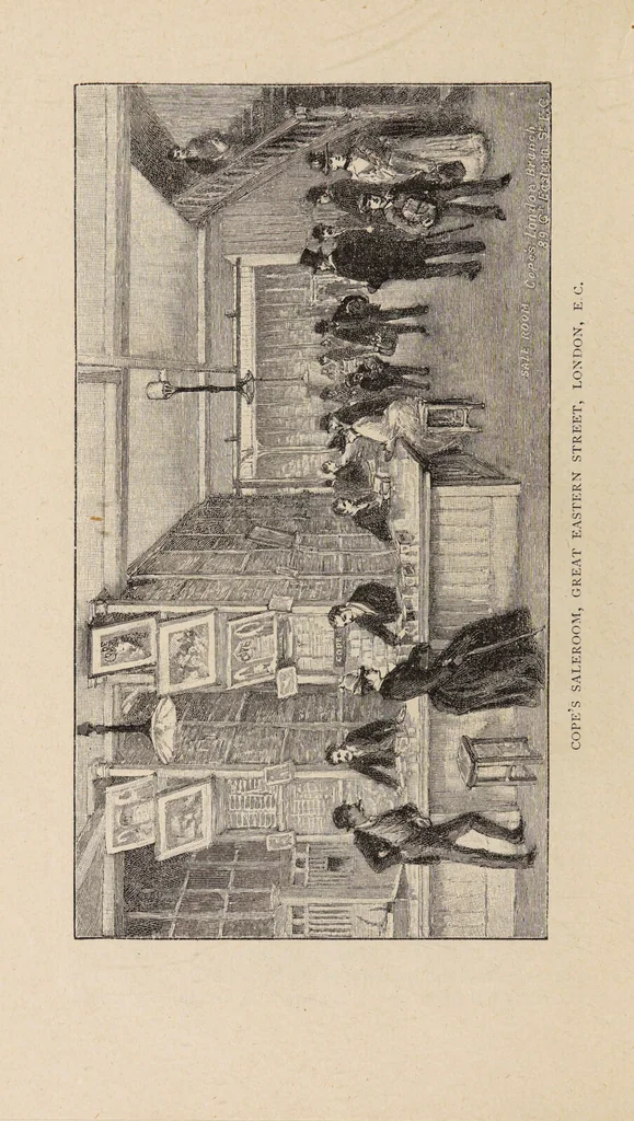 An illustration from The story of Sir Walter Ralegh : and A day in a tobacco factory / by Joseph Hatton ; illustrated by John Wallace., 1893, leaf 60