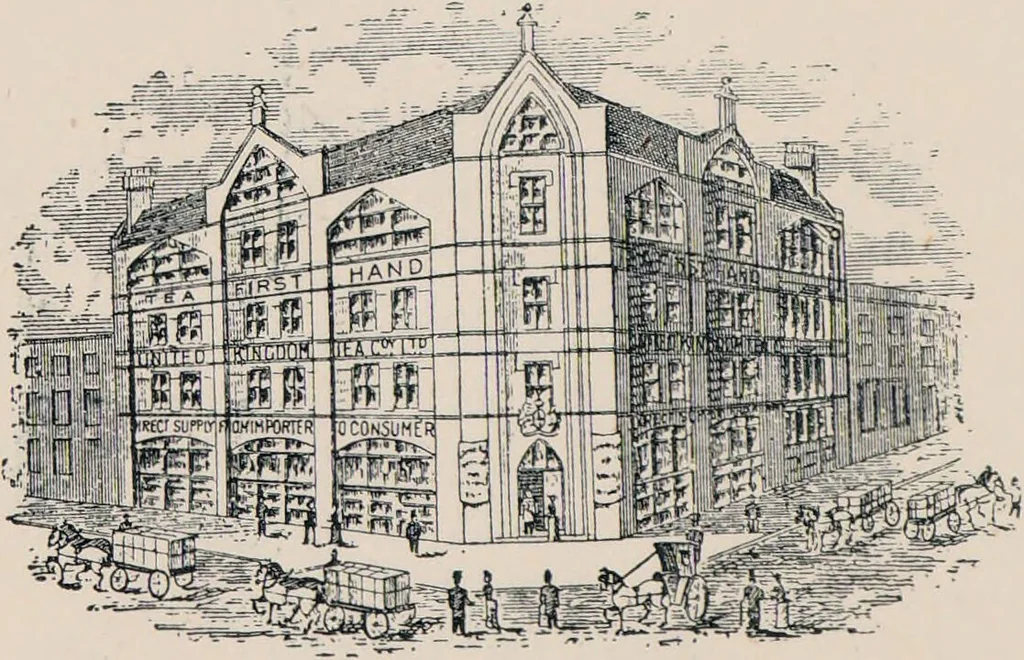 An illustration from United Kingdom Tea Company, Limd. : offices- 21, Mincing Lane, London, E.C., 1891, leaf 4