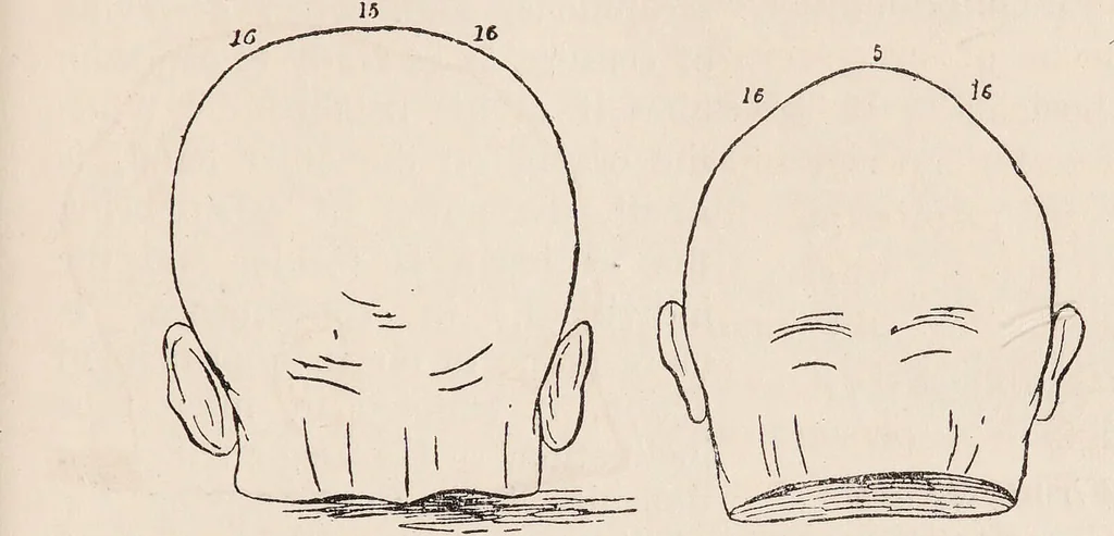 An illustration from Phrenology : how to read the head., 1890, leaf 41
