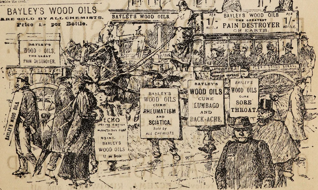 An illustration from Drane & Co.'s price list : drugs, patent medicines, herbs, toilet and nursery requisites, perfumery, surgical instruments, teas, &c., &c. : for cash only... / Drane & Co., 1891, leaf 23