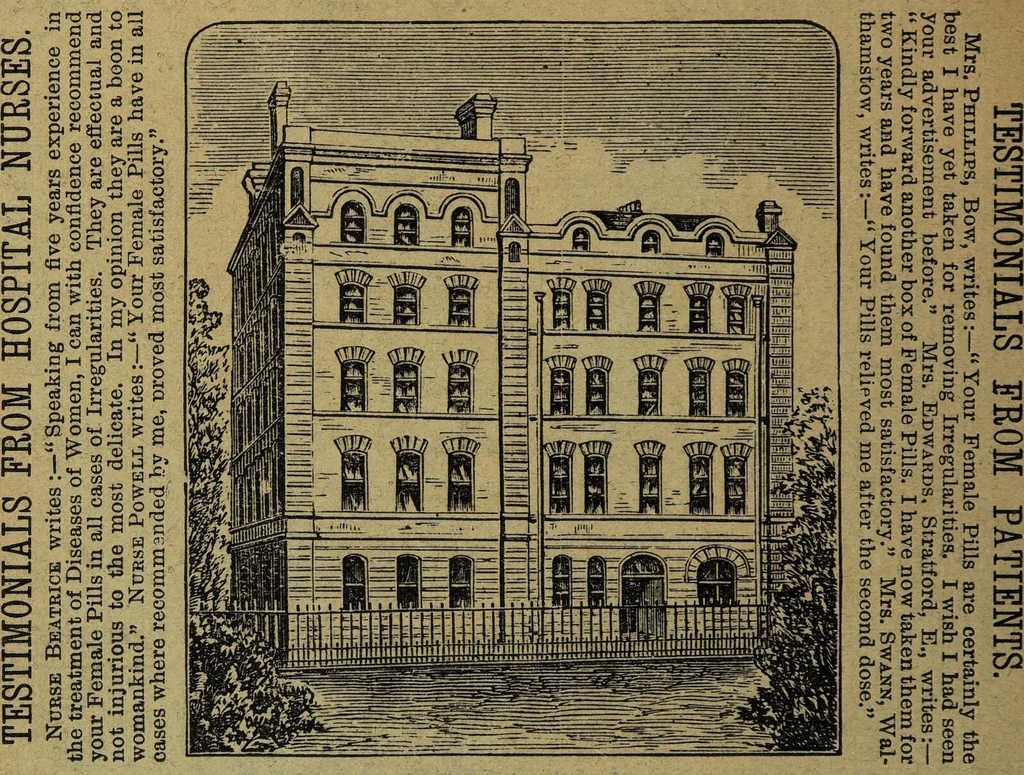 An illustration from Drane & Co.'s price list : drugs, patent medicines, herbs, toilet and nursery requisites, perfumery, surgical instruments, teas, &c., &c. : for cash only... / Drane & Co., 1891, leaf 28