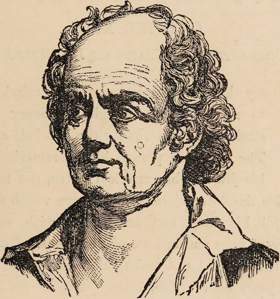An illustration from Life of Dr. Franc̦ois Joseph Gall : craniologist and founder of phrenology / by Miss Jessie A. Fowler, F.A.I., co-editor of "The phrenological magazine"; "The phrenological dictionary"; and "Phrenology proved"., 1896, leaf 51