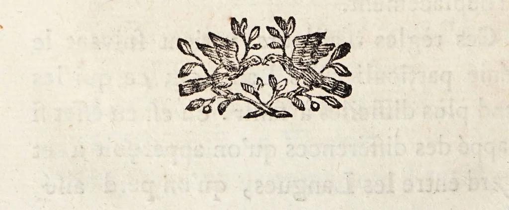 An illustration from Histoire naturelle de la parole, ou, Précis de l'origine du langage & de la grammaire universelle : extrait du Monde primitif / par M. Court de Gébelin., 1776, leaf 346
