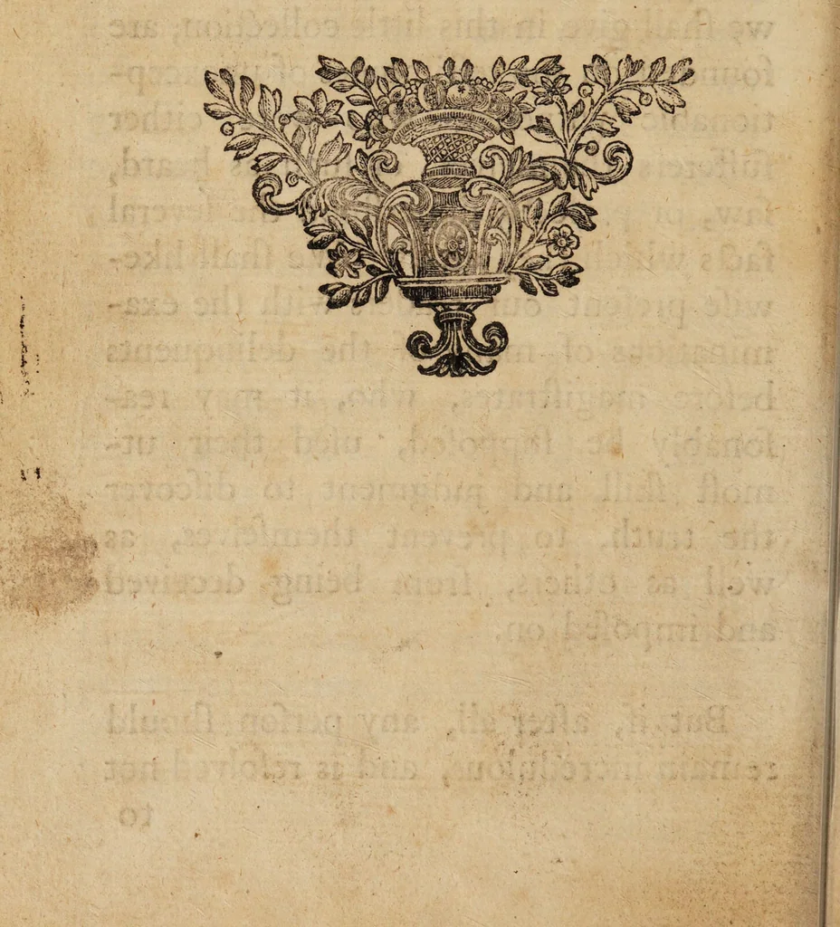 An illustration from The compleat wizzard; being a collection of authentic and entertaining narratives of the real existence and appearance of ghosts, demons, and spectres: together with several wonderful instances of the effects of witchcraft, etc. To which is prefixed; an account of haunted houses., 1770, leaf 14