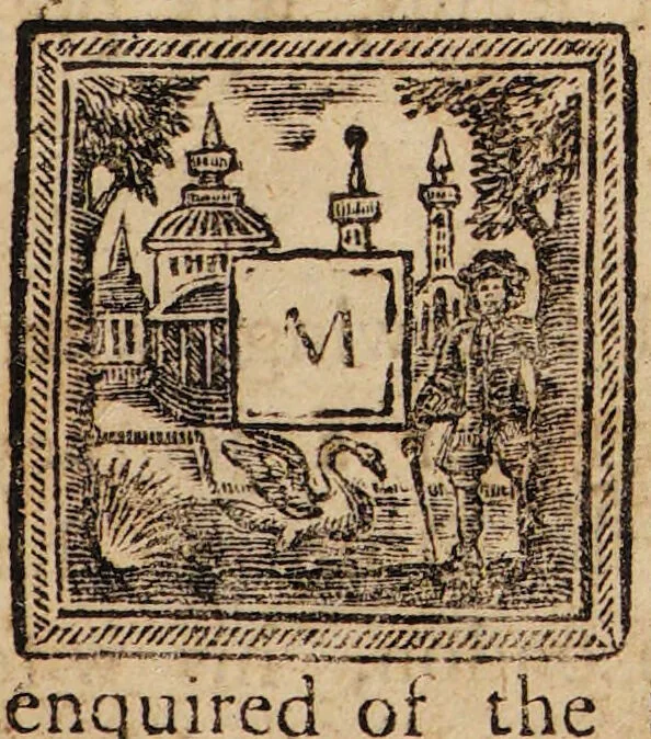 An illustration from The compleat wizzard; being a collection of authentic and entertaining narratives of the real existence and appearance of ghosts, demons, and spectres: together with several wonderful instances of the effects of witchcraft, etc. To which is prefixed; an account of haunted houses., 1770, leaf 15