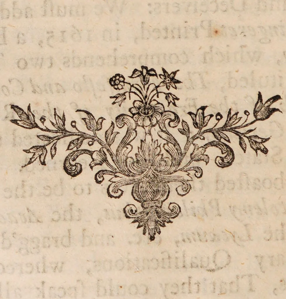 An illustration from The Count de Gabalis: being a diverting history of the Rosicrucian doctrine of spirits, viz. slyphs, salamanders, gnomes, and dæmons; shewing their various influences upon human bodies. Done from the Paris edition. To which is prefixed, Monsieur Bayle's account of this work: and of the sect of Rosicrucians ... / [ Villars]., 1714, leaf 12