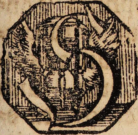 An illustration from Bibliotheca chemico-curiosa, D. Mangeti enucleata ac illustrata. Das ist: Kern und Stern, der vornehmsten chymisch-philosophischen Schrifften, die in D. Mangeti Bibliotheca chemico-curiosa befindlich seynd ... / abegetheilet und heraus gegeben durch Conrad. Horlachern., 1707, leaf 7