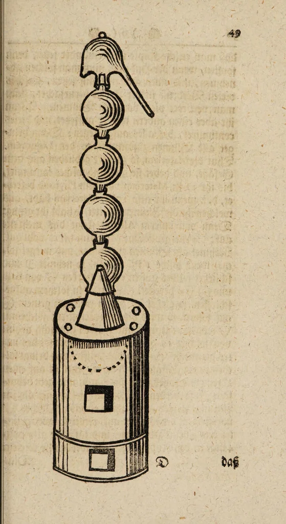 An illustration from R. Abrahami Eleazaris Uraltes chymisches Werk, welches ehedessen von dem Autore Theils in lateinischer und arabischer, Theils auch in chaldäischer und syrischer Sprache geschrieben, nachmahls von einem Anonymo in unsere deutsche Muttersprache übersetzet. Nun aber nebst zugehörigen Kupfern, Figuren ... ingleichen einigen philosophischen Regeln von dem Steine der Weisen zu Nutz und Gebrauch aller Liebhaber der edlen Hermetischen Philosophie, in II. Theilen zum öffentlichen Druck befördert worden durch Iulium Gervasium Schwartzburgicum, P. M. & I. P. E / [Abraham Eleazar]., 1760, leaf 81