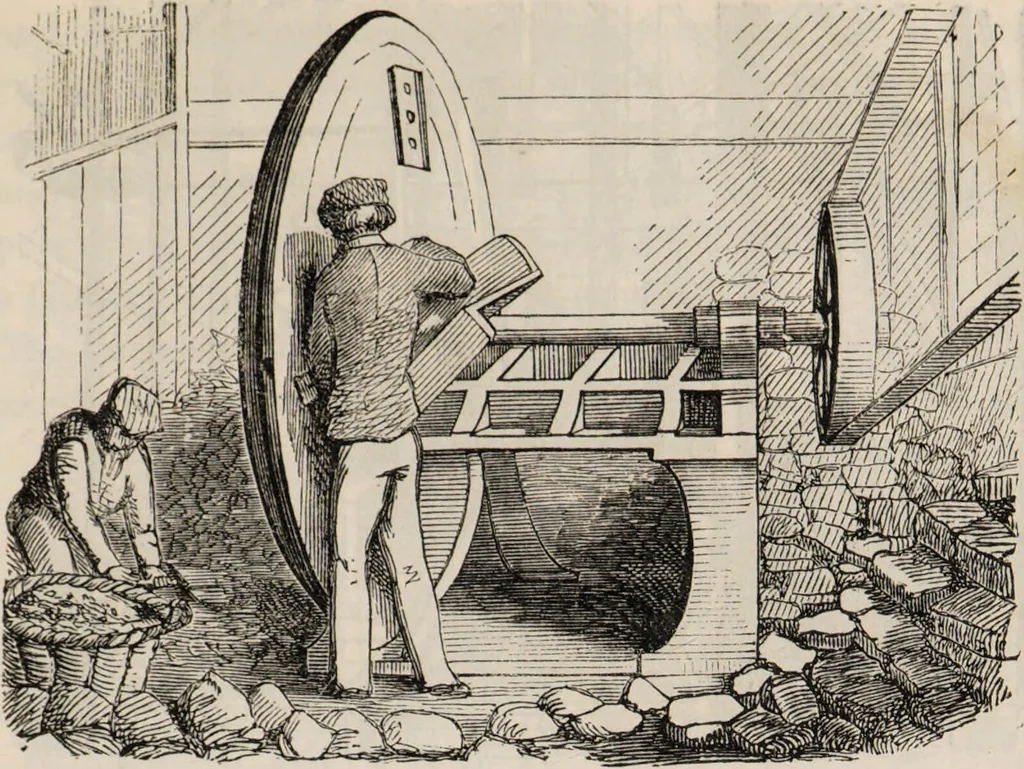 An illustration from Gutta percha, its discovery, history, and manifold uses., 1851, leaf 13