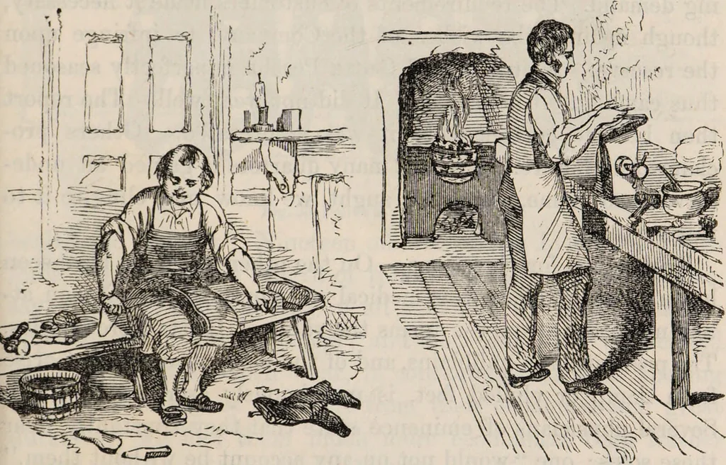 An illustration from Gutta percha, its discovery, history, and manifold uses., 1851, leaf 21