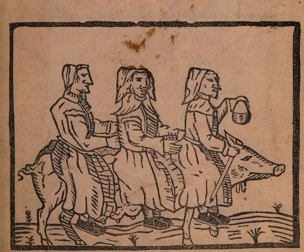 An illustration from A brief history of witchcraft : with especial reference to the witches of Northamptonshire / collected in great part from original sources., 1866, leaf 1