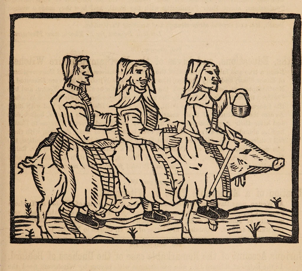 An illustration from A brief history of witchcraft : with especial reference to the witches of Northamptonshire / collected in great part from original sources., 1866, leaf 3