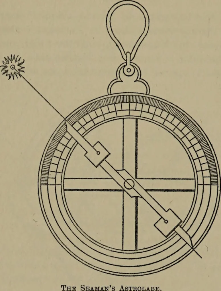 An illustration from Martin Behaim, his life and his globe / by E.G. Ravenstein ; with a facsimile of the globe printed in colours, eleven maps and seventeen illustrations., 1908, leaf 33