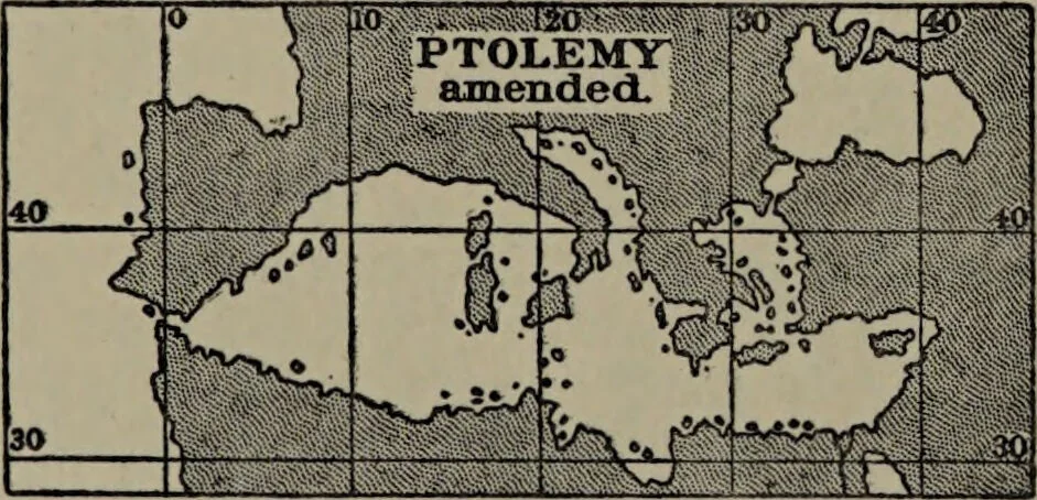 An illustration from Martin Behaim, his life and his globe / by E.G. Ravenstein ; with a facsimile of the globe printed in colours, eleven maps and seventeen illustrations., 1908, leaf 88