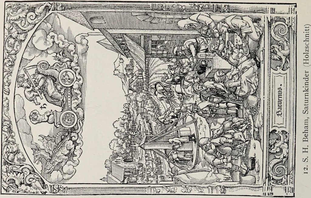 An illustration from Sternglaube und Sterndeutung : die Geschichte und das Wesen der Astrologie / unter Mitwirkung von Carl Bezold dargestellt von Franz Boll., 1926, leaf 236