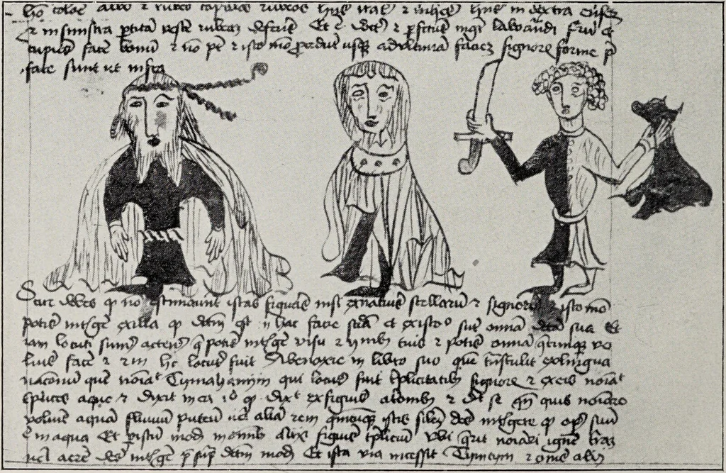 An illustration from Sternglaube und Sterndeutung : die Geschichte und das Wesen der Astrologie / unter Mitwirkung von Carl Bezold dargestellt von Franz Boll., 1926, leaf 240