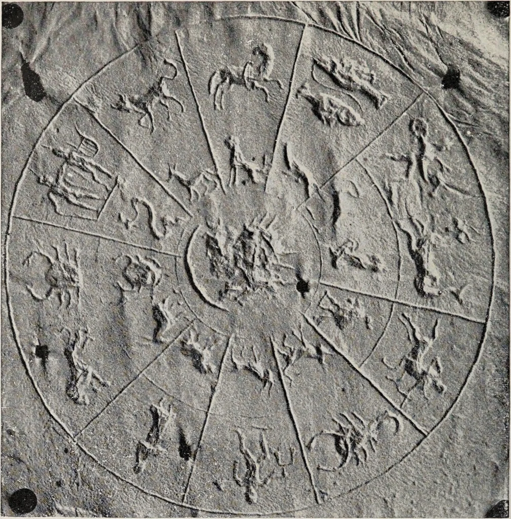 An illustration from Sternglaube und Sterndeutung : die Geschichte und das Wesen der Astrologie / unter Mitwirkung von Carl Bezold dargestellt von Franz Boll., 1926, leaf 244