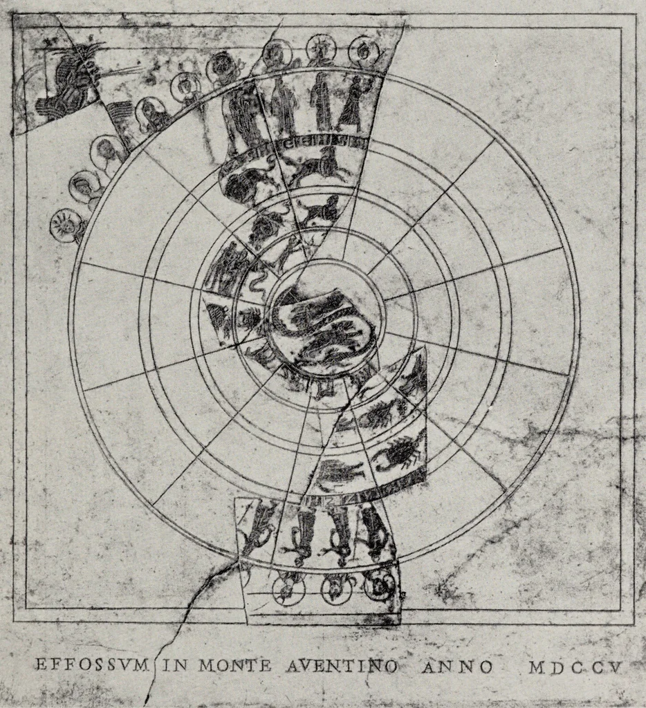 An illustration from Sternglaube und Sterndeutung : die Geschichte und das Wesen der Astrologie / unter Mitwirkung von Carl Bezold dargestellt von Franz Boll., 1926, leaf 245