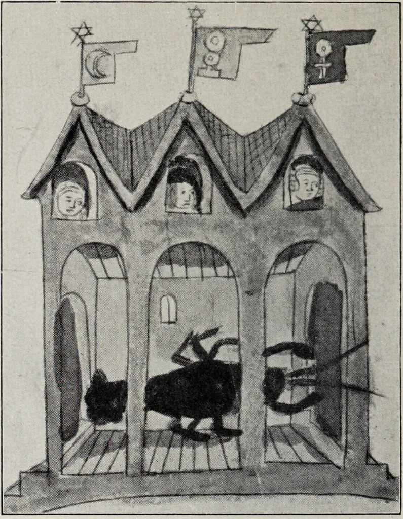 An illustration from Sternglaube und Sterndeutung : die Geschichte und das Wesen der Astrologie / unter Mitwirkung von Carl Bezold dargestellt von Franz Boll., 1926, leaf 246