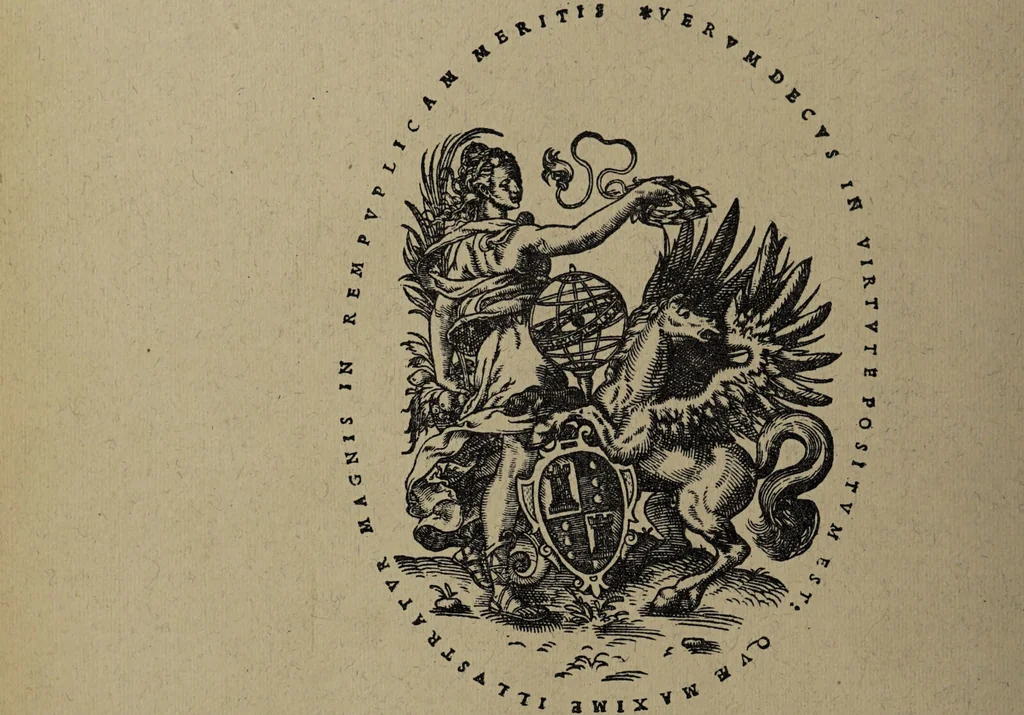 An illustration from Historia unnd Beschreibung Influentischer, Elementischer und Natürlicher Wirckungen, aller fremden unnd heimischen Erdgewechssen : auch irer Subtiliteten, sampt Warhasstiger und künstlicher Conterfeitung derselbigen, auch aller teiler, Innerlicher und eüfferlicher glider am menschlichen Cörper, nebend fürbildung aller zu der Extraction dienstlichen Instrumenten, auch deren gebrauch, und alle zu erhaltung der gesundheit notwendigen Processen gemeiné nutz zu gut / durch Leonhardt Thurneysser zum Tuhrn., 1922, leaf 200