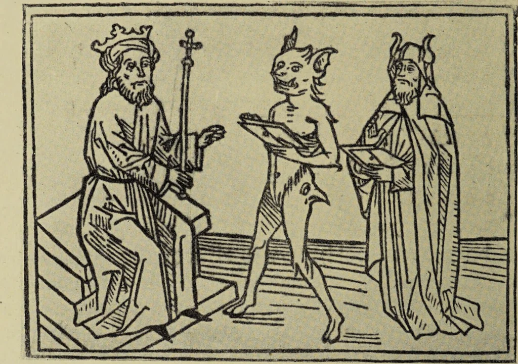 An illustration from Le musée des sorciers : mages et alchemistes / par Grillot de Givry., 1929, leaf 110