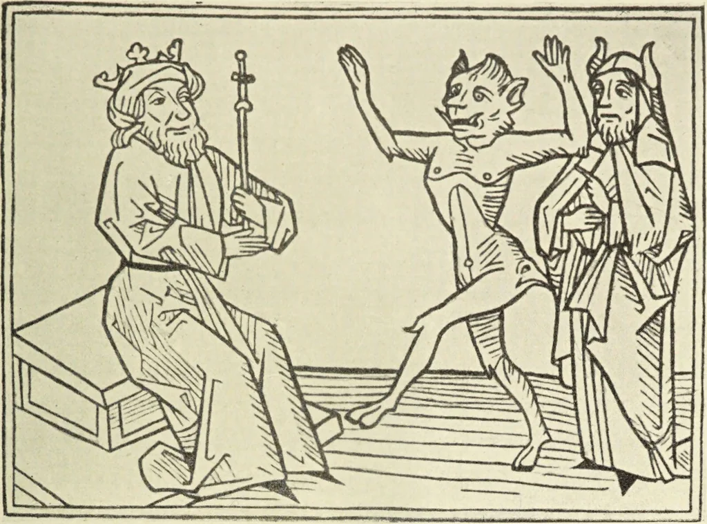 An illustration from Le musée des sorciers : mages et alchemistes / par Grillot de Givry., 1929, leaf 113