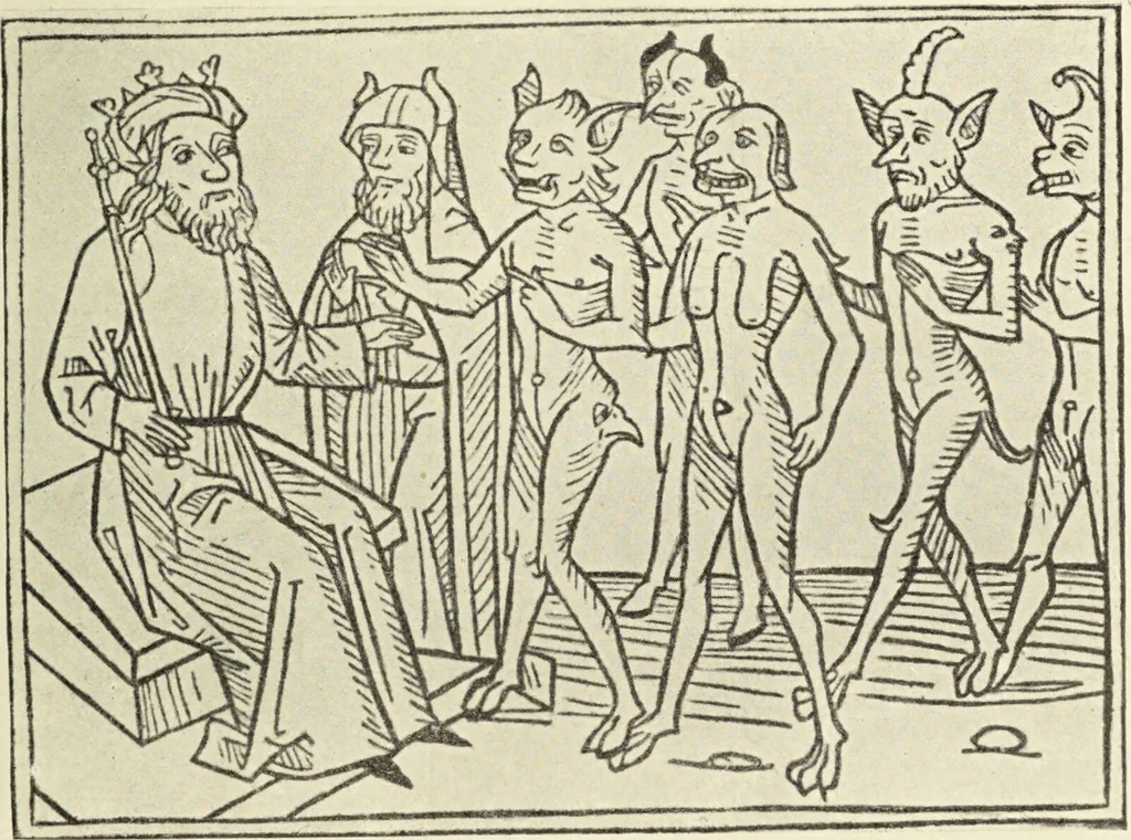 An illustration from Le musée des sorciers : mages et alchemistes / par Grillot de Givry., 1929, leaf 113