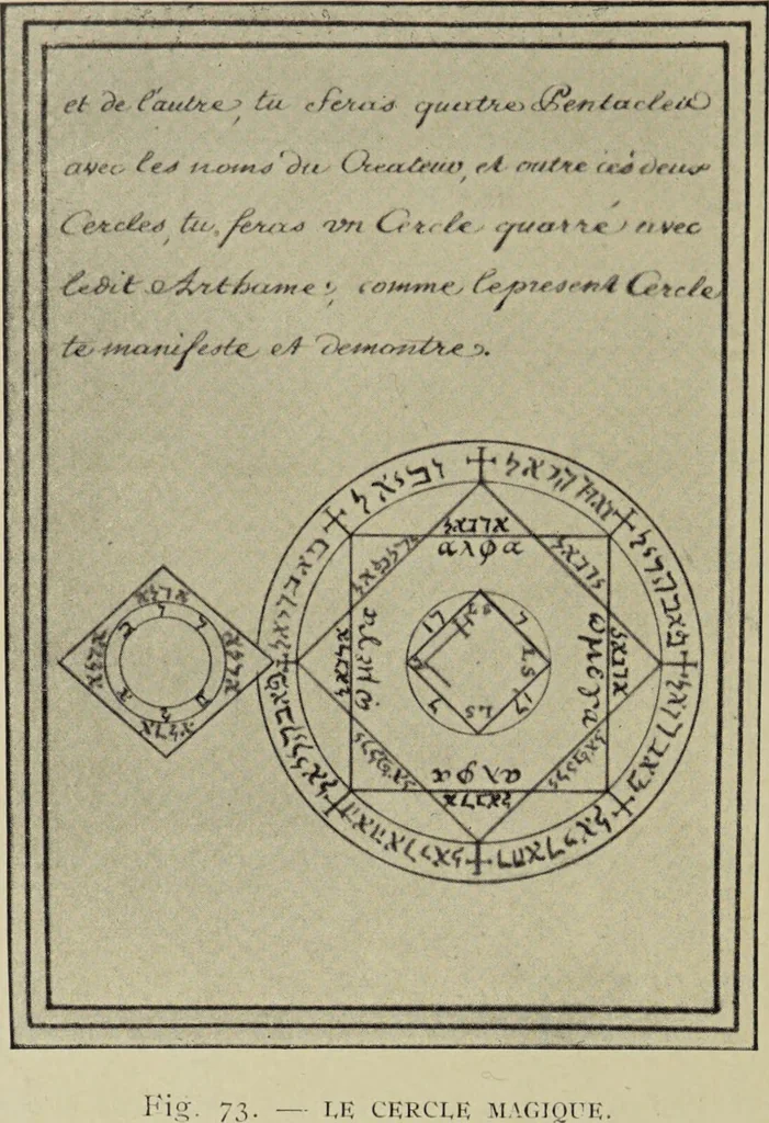 An illustration from Le musée des sorciers : mages et alchemistes / par Grillot de Givry., 1929, leaf 116