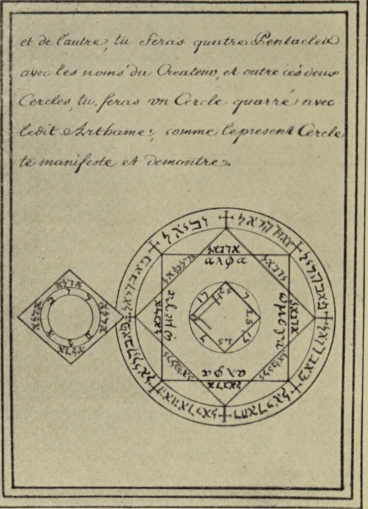 An illustration from Le musée des sorciers : mages et alchemistes / par Grillot de Givry., 1929, leaf 116