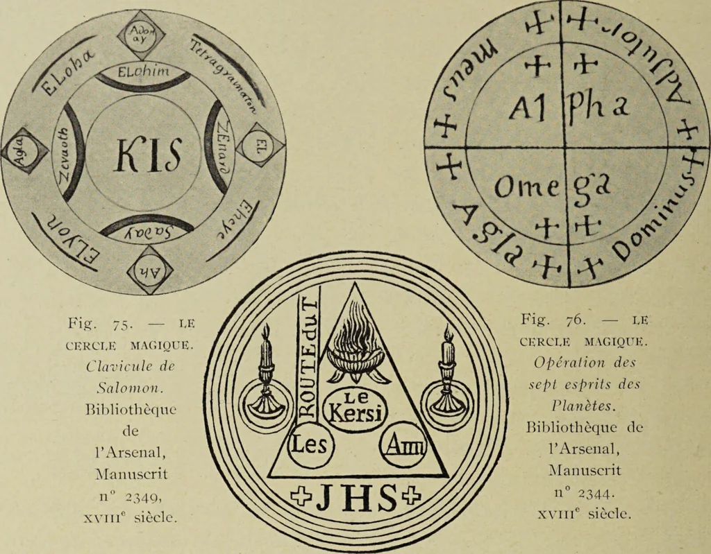 An illustration from Le musée des sorciers : mages et alchemistes / par Grillot de Givry., 1929, leaf 118