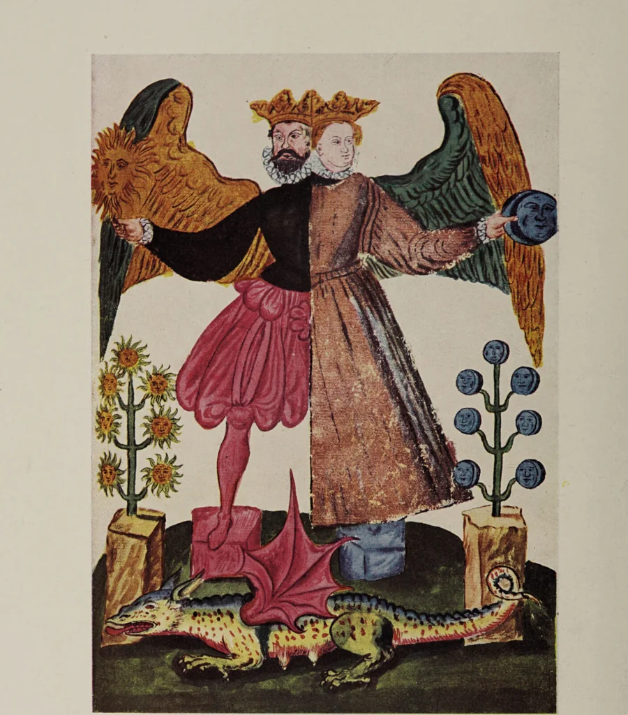 An illustration from Le musée des sorciers : mages et alchemistes / par Grillot de Givry., 1929, leaf 12