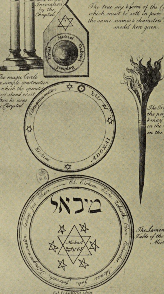 An illustration from Le musée des sorciers : mages et alchemistes / par Grillot de Givry., 1929, leaf 120