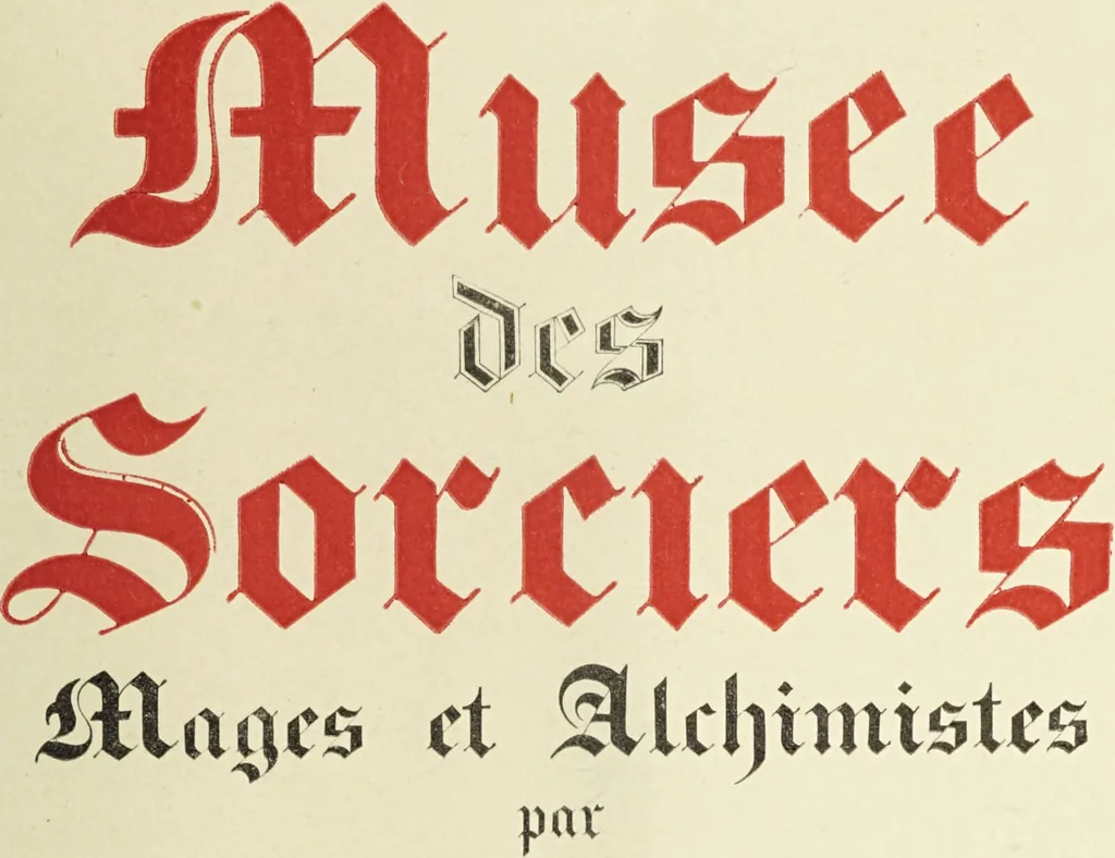 An illustration from Le musée des sorciers : mages et alchemistes / par Grillot de Givry., 1929, leaf 13